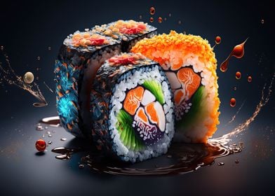 sushi japan food