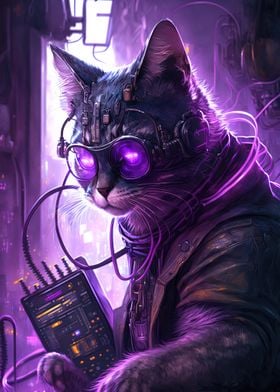 Cat Cyberpunk