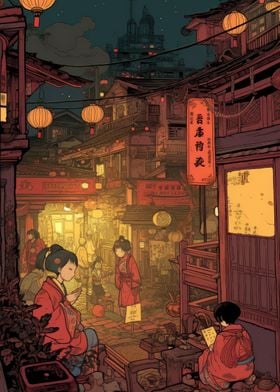 Traditional Asian City