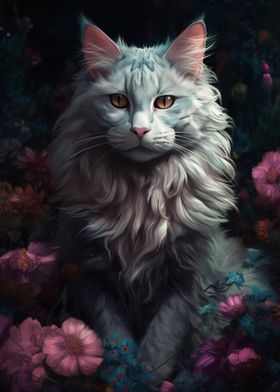 Floral Feline