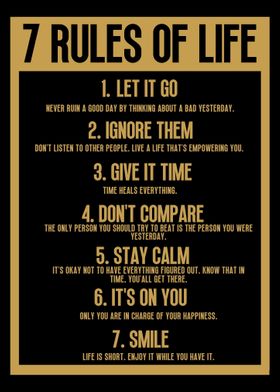 7 Rules of Life