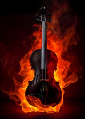 Violin on Fire