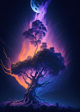 Cosmic Tree Lightning