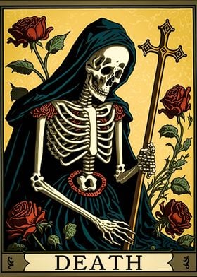 The death tarot card