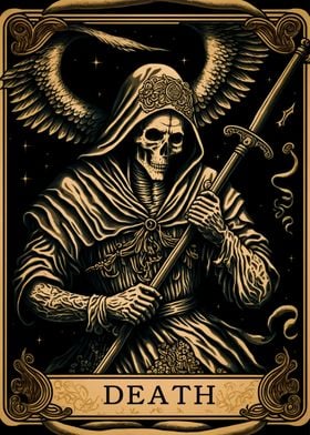 The death tarot card