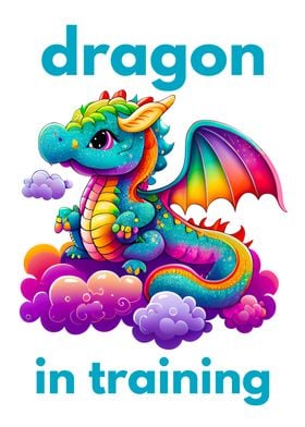 DRAGON IN TRAINING BLUE