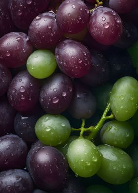 Red and Green Grapes