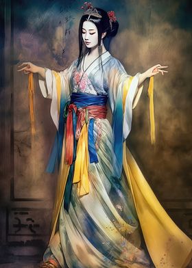 Traditional Hanfu Wife