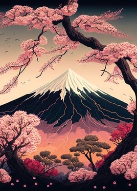 Japanese cherry blossoms