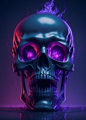 Surreal Mystic Skull