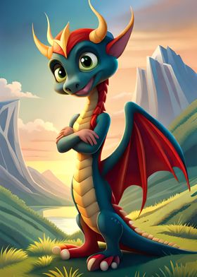 Cute Baby Dragon