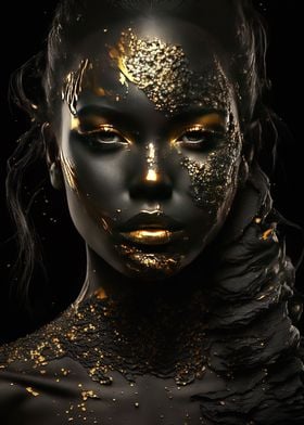 Black and Gold woman