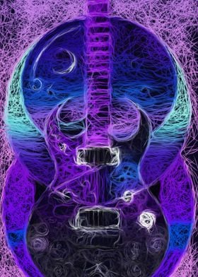 Purple Ethereal Guitar