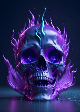 Surreal Mystic Skull