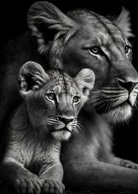 Proud Mama Lion Baby