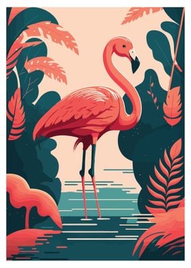 Flamingo Posters Online - Shop Unique Metal Prints, Pictures, Paintings -  page 4