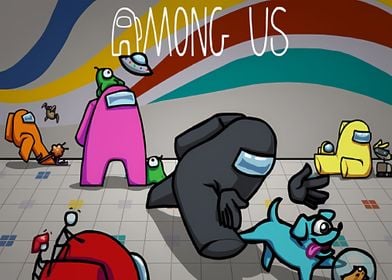 Among Us Game Poster Art