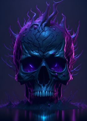 Surreal Mystic Skull