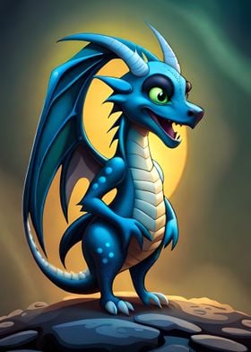 Cute Baby Dragon 3D