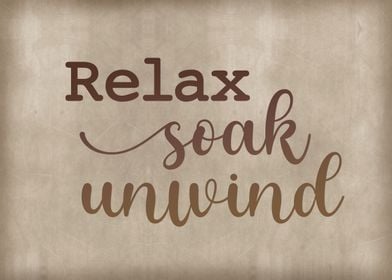 Relax Soak Unwind