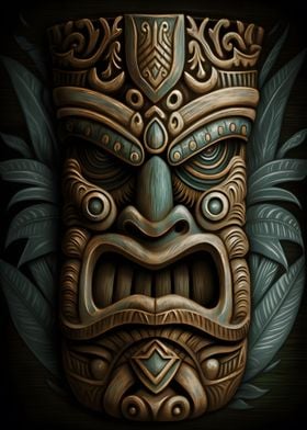 Tiki Tribal Mask