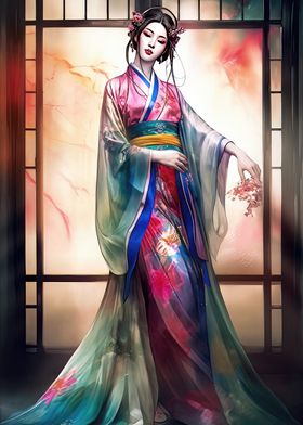 Hanfu Beauty in Motion