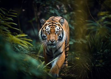 Portrait of a tiger