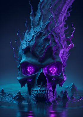 Surreal Mystic Skull