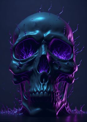 Surreal Mystic Skull