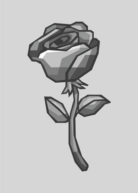 Roses Grayscale WPAP