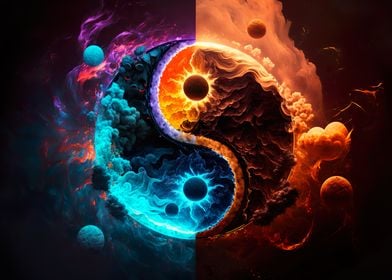 Galaxy Yin and Yang