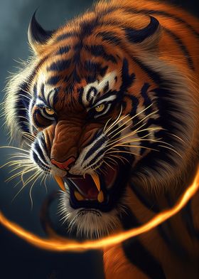 Tiger Angry Animal Roar