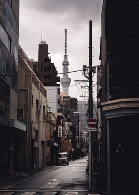 street into Tokyo
