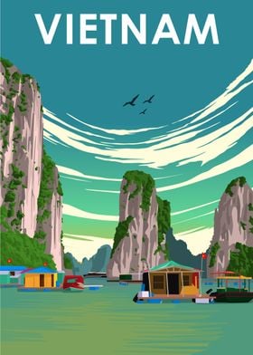 Vietnam Country Poster