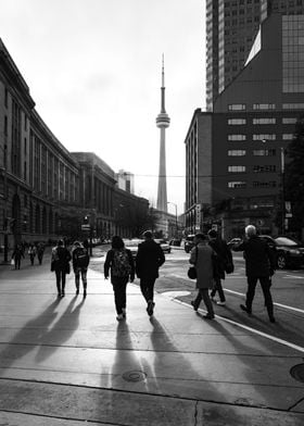 Toronto Black White Photo