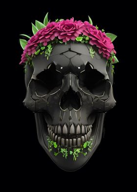 Floral Skull Fusion