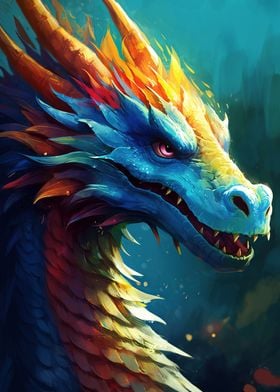 Chinese Dragon Portrait 