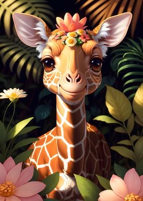Cute Giraffe Baby Nursery