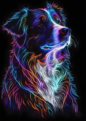 Abstract dog