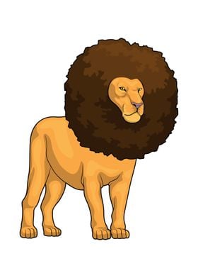 Lion Afro Hairs