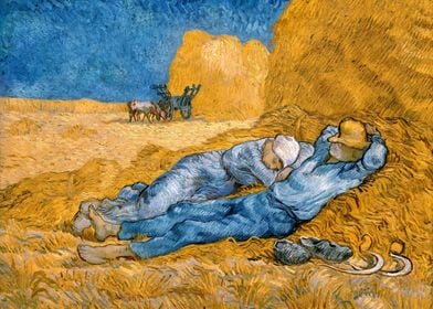 The Siesta 1890 van Gogh