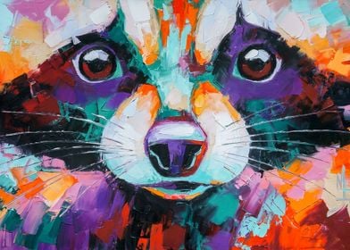 Abstract Raccoon