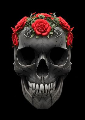 Floral Skull Fusion