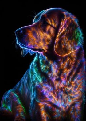 Abstract dog