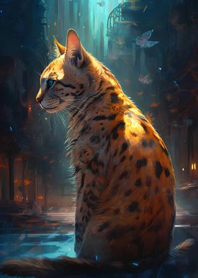 Savannah Cat Adorable