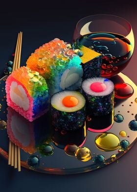 sushi japan food