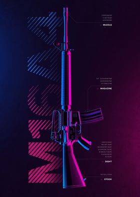 M16 Weapon Art