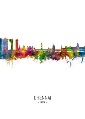 Chennai Skyline India