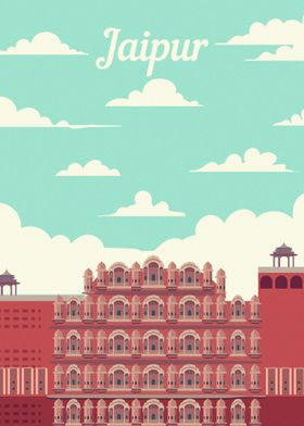 Jaipur city skyline