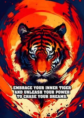 Tiger Motivational Quote